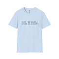 Dog Person T-Shirt – Minimal Script Dog Lover Tee