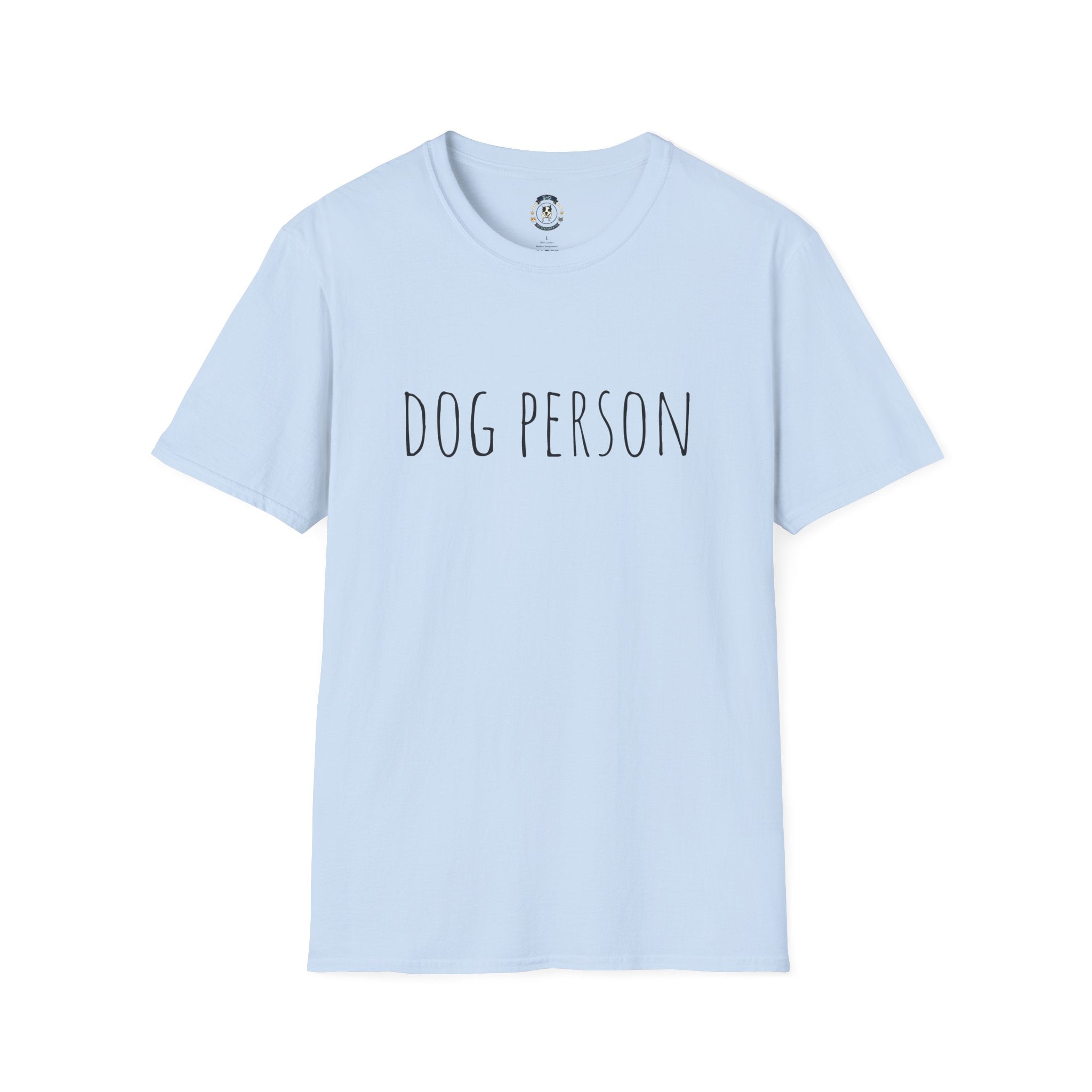 Dog Person T-Shirt – Minimal Script Dog Lover Tee