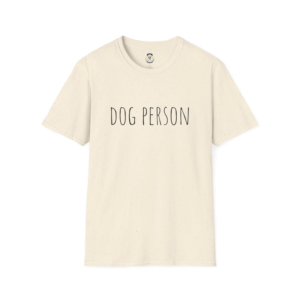 Dog Person T-Shirt – Minimal Script Dog Lover Tee