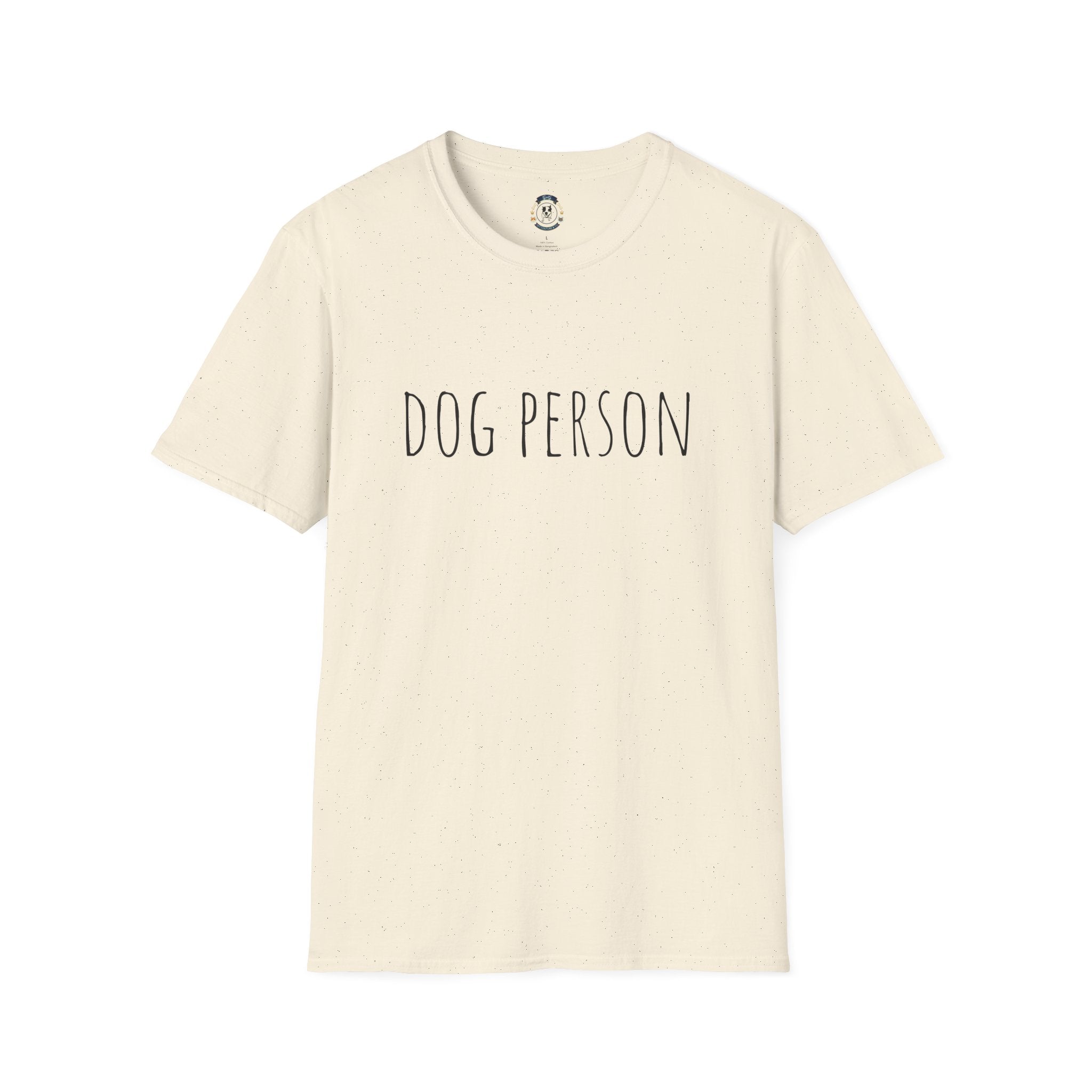 Dog Person T-Shirt – Minimal Script Dog Lover Tee
