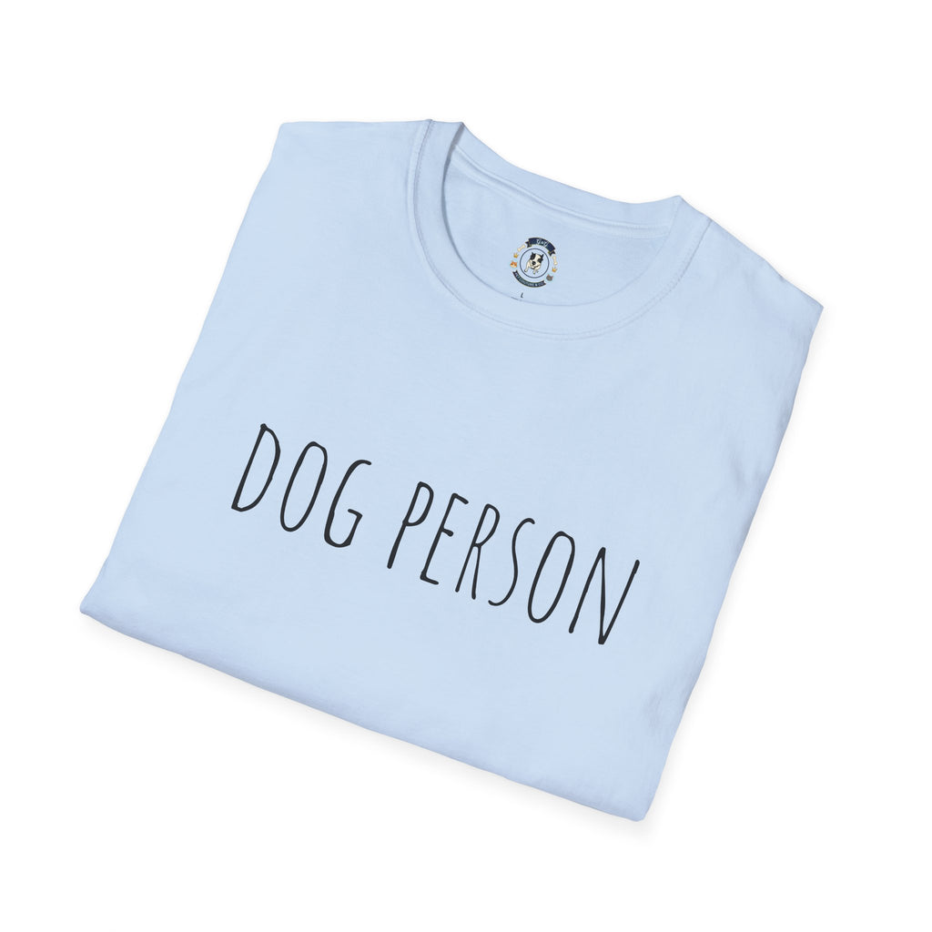 Dog Person T-Shirt – Minimal Script Dog Lover Tee